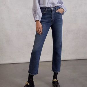 AGOLDE Wilder Jean Mid Rise Comfort Straight Hype